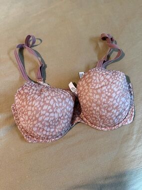 Mauve Printed lined perfect coverage T-Shirt Bra - Women Intimates & Sleepwear